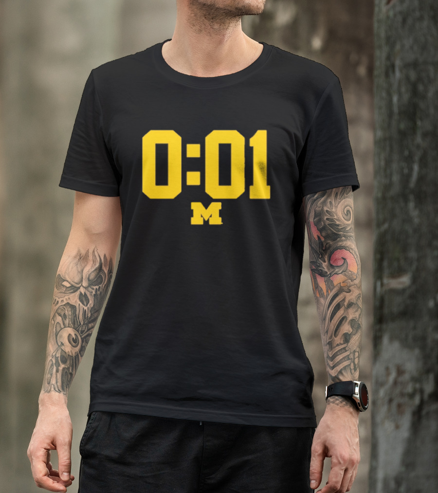Michigan Wolverines 0.01 Seconds M T-Shirt