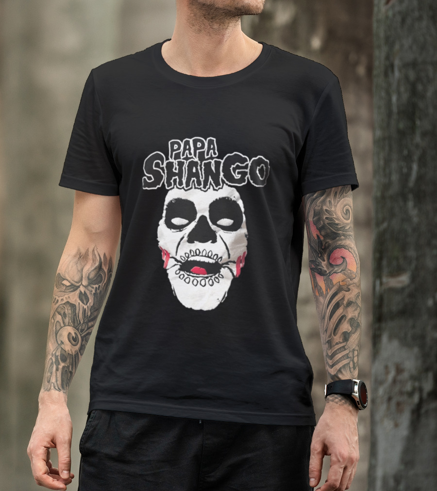 Papa Shango WWE Iconic Face Paint T-Shirt