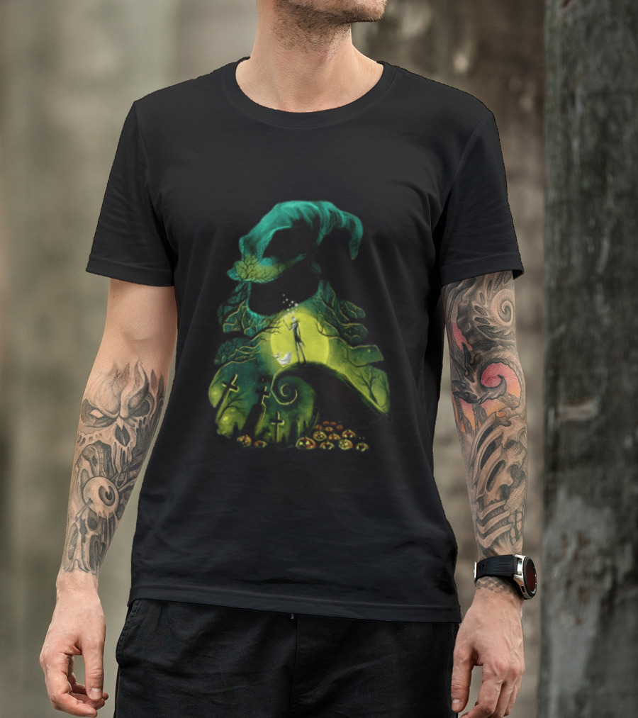 Boogie Nights Jack Skellington Halloween Graveyard Scene T-Shirt