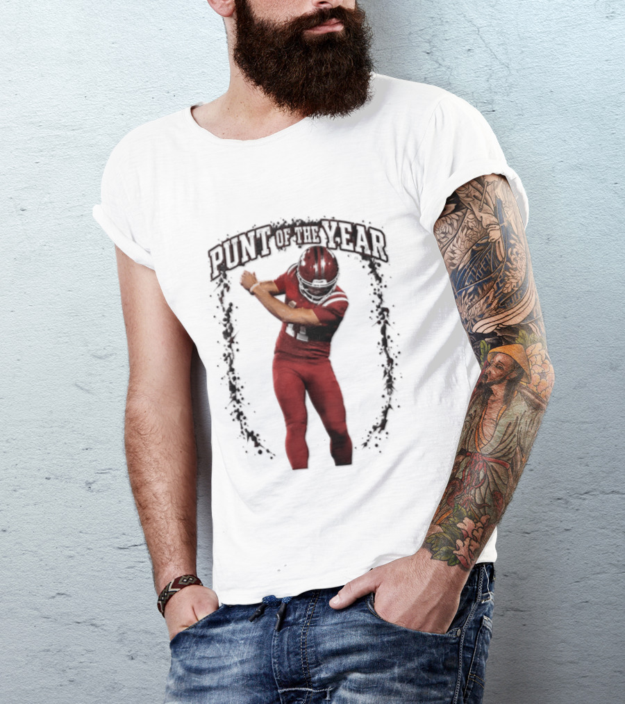 Punt Of The Year Wisconsin Football Dab Celebration T-Shirt