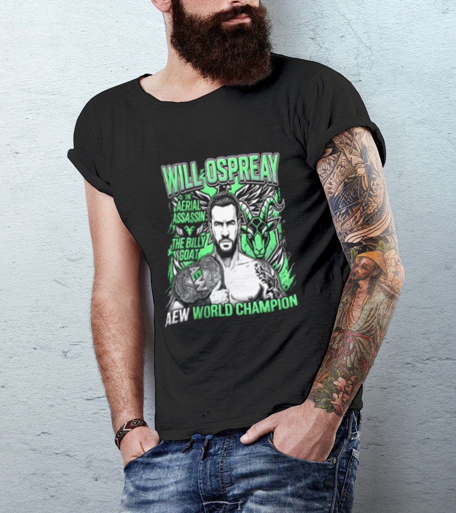 Will Ospreay Aerial Assassin Billy Goat World Champion T-Shirt