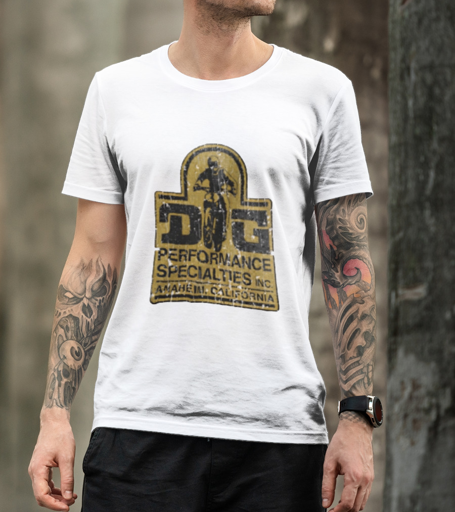 Dg Bmx 1974 Performance Specialties Inc Anaheim California T-Shirt