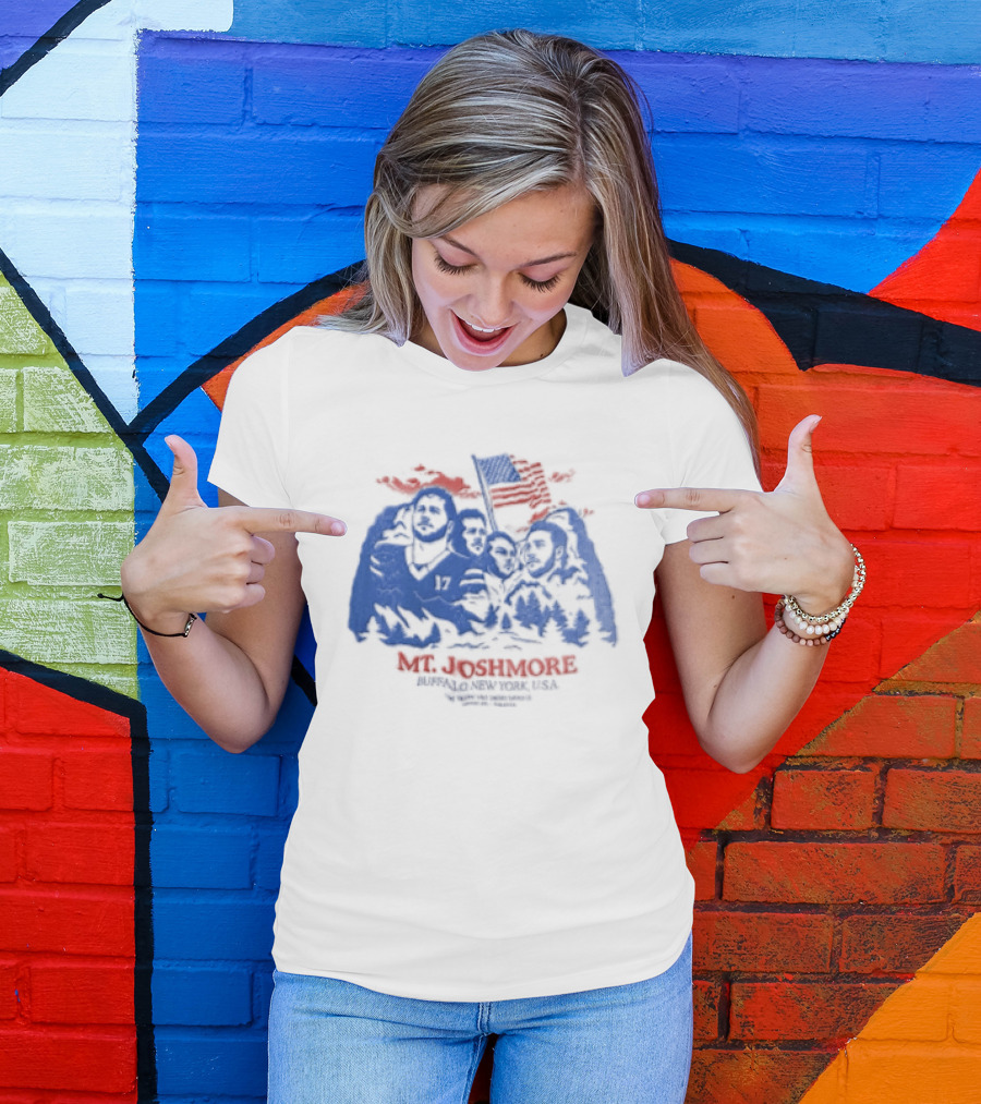 Mt. Joshmore Buffalo New York USA Josh Allen Football Fans Collectible T-Shirt