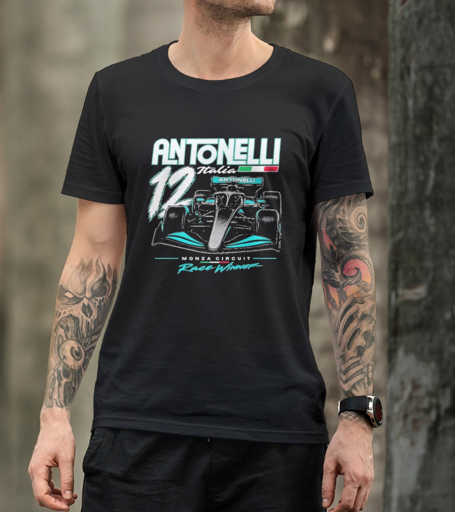 Antonelli Italia 12 Monza Circuit Race Winner T-Shirt