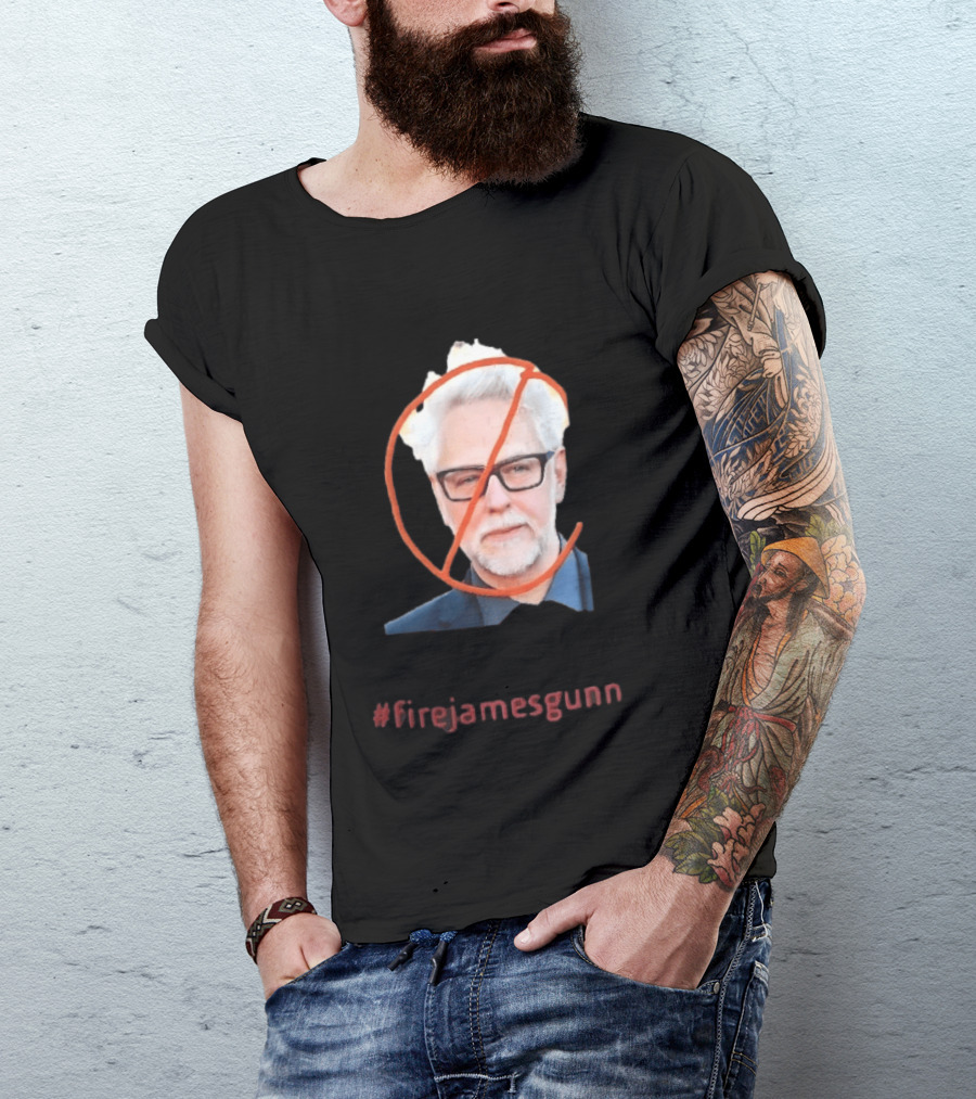 #FireJamesGunn Photo Red No T-Shirt