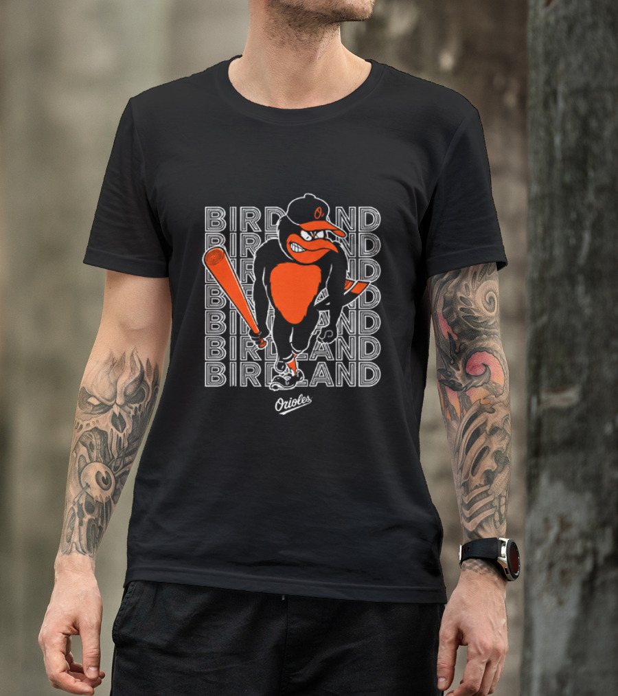Orioles Birdland Angry Bird 2026 Giveaway T-Shirt