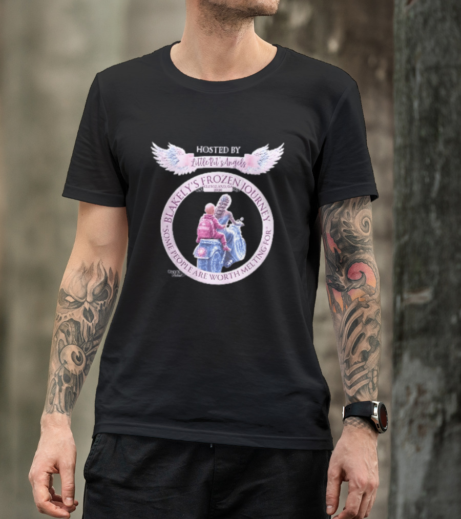 Little Bit's Angels Blakely's Frozen Journey Cleveland GA 2026 Some People Are Worth Melting For T-Shirt