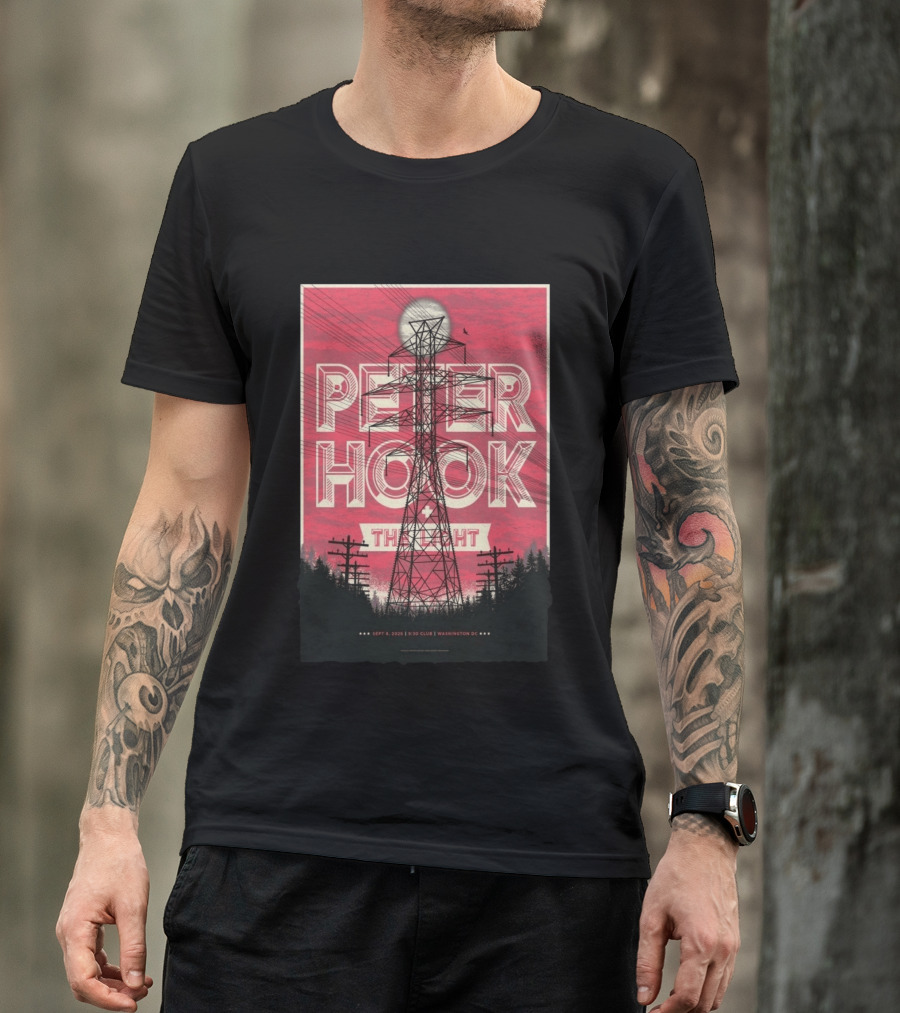 Peter Hook The Light 2026 Washington DC 930 Club Limited Edition T-Shirt
