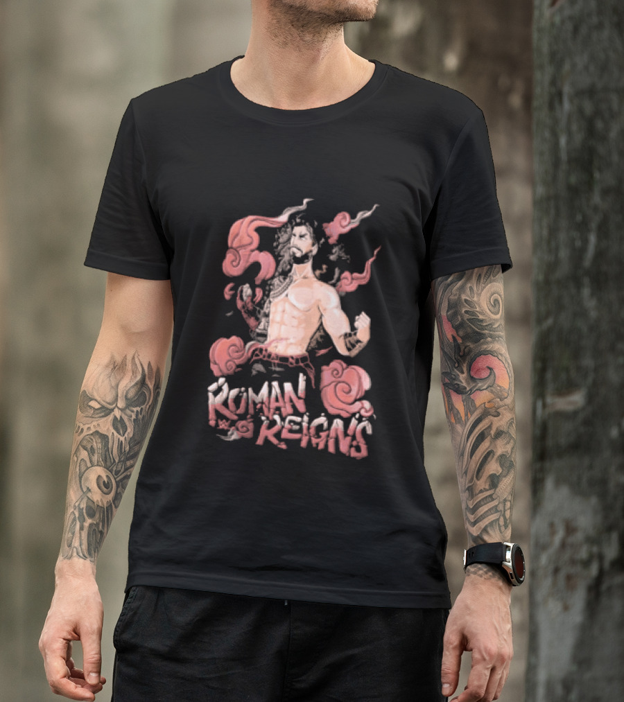 Roman Reigns WWE Anime T-Shirt