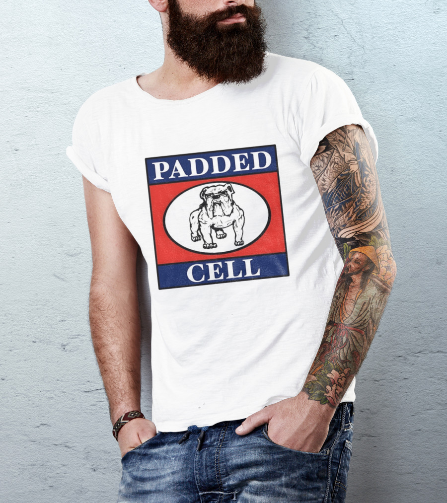 Punk Rock Padded Cell Bulldog Oval T-Shirt