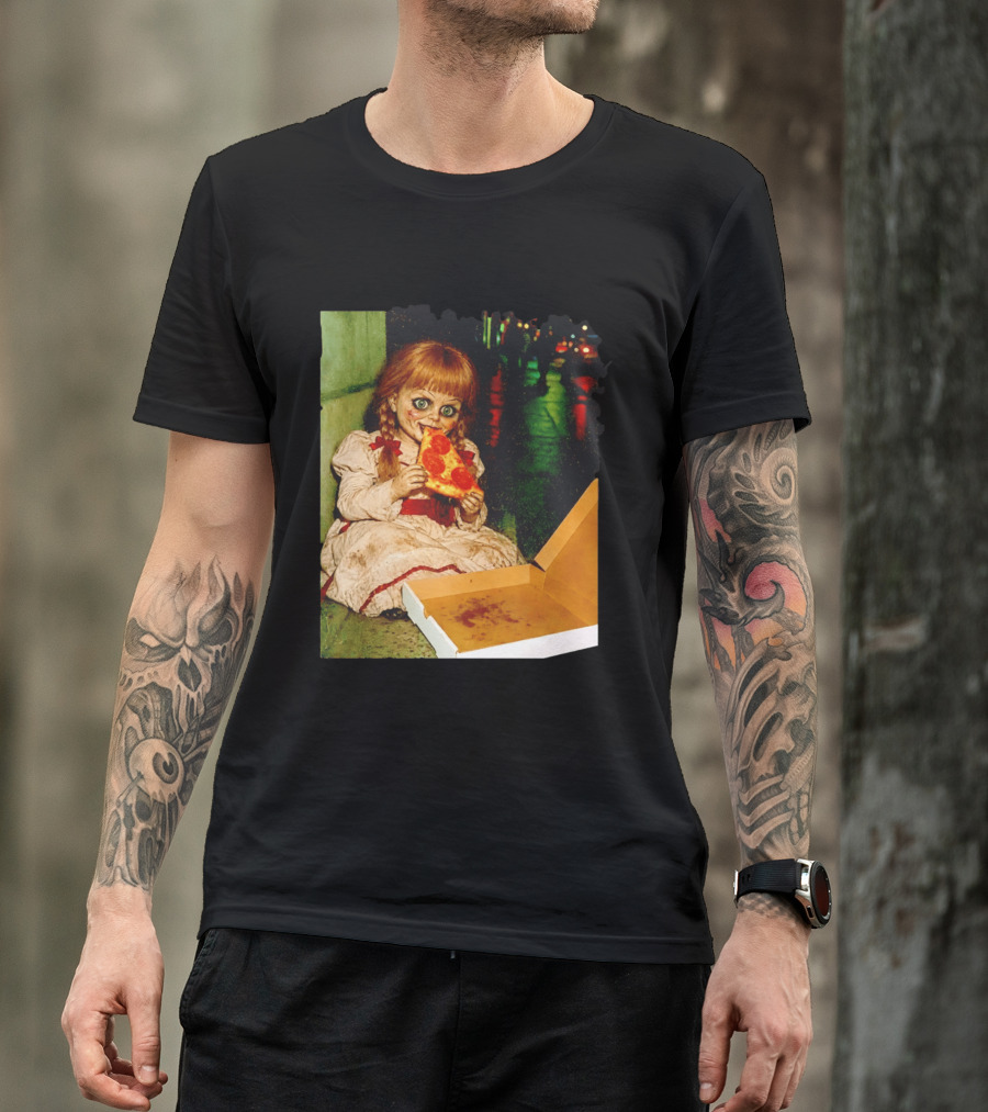 Annabelle Pizza Night Halloween T-Shirt
