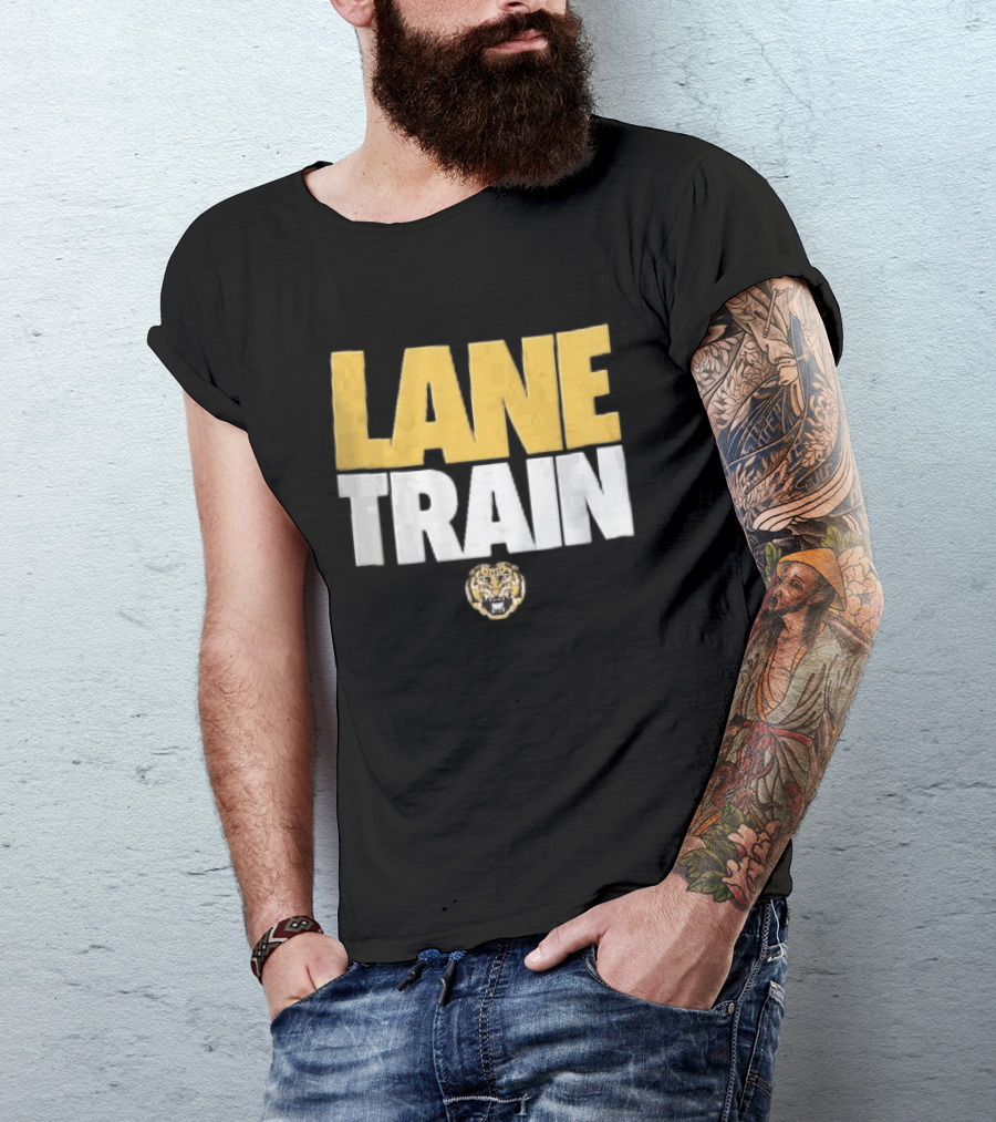 LSU Tigers NCAA Lane Train With Fierce Tiger T-Shirt