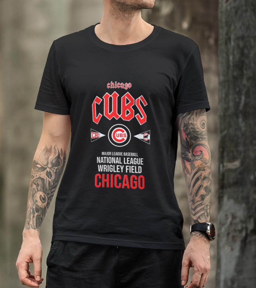 Chicago Cubs National League Wrigley Field Major League Baseball Chicago T-Shirt