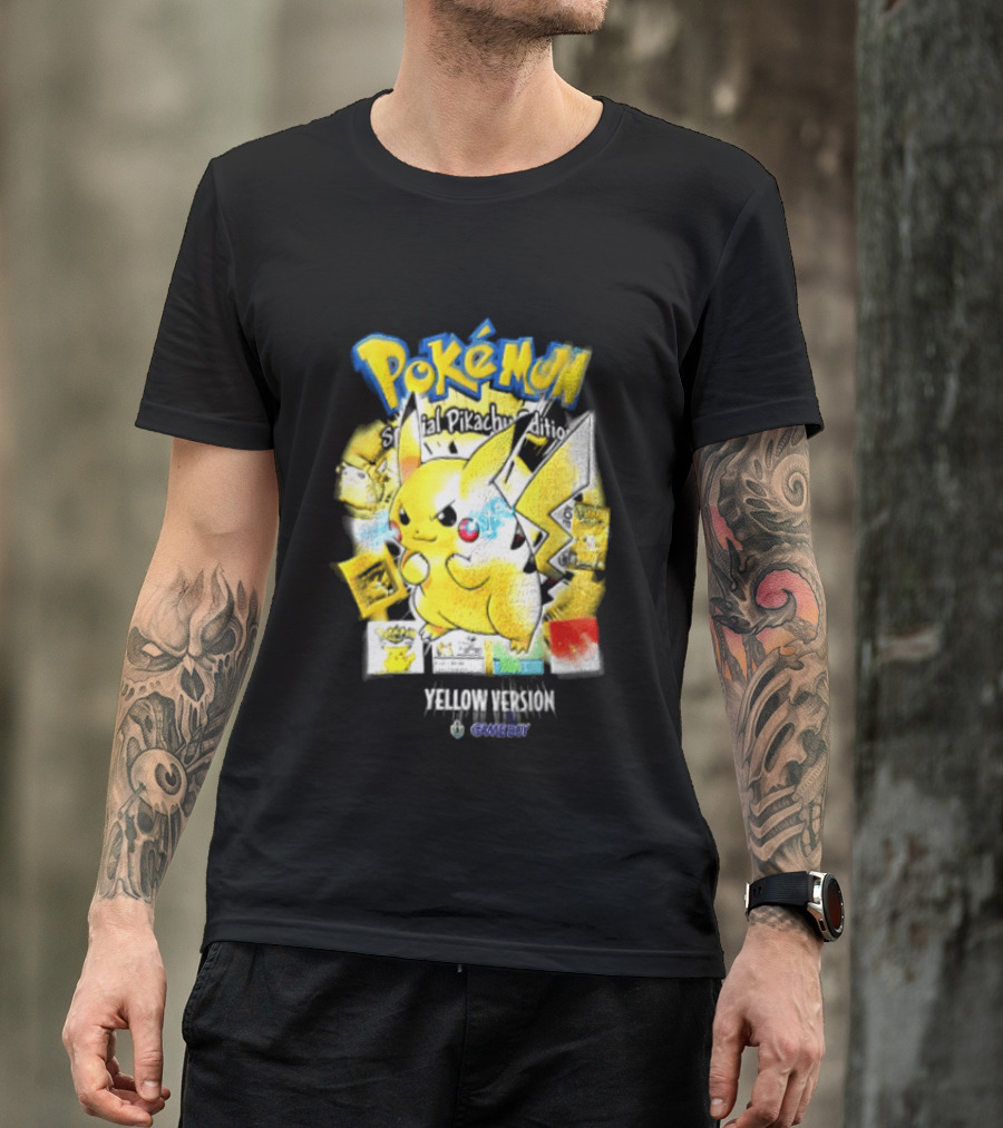 Pokémon Special Pikachu Edition Yellow Version Game Boy Nintendo T-Shirt