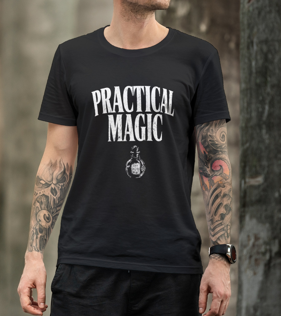 Practical Magic Vintage Potion Bottle 2026 T-Shirt