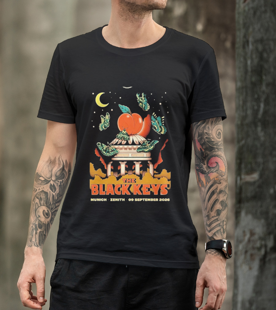 The Black Keys Peaches N Kream World Tour Munich Zenith September 2026 T-Shirt
