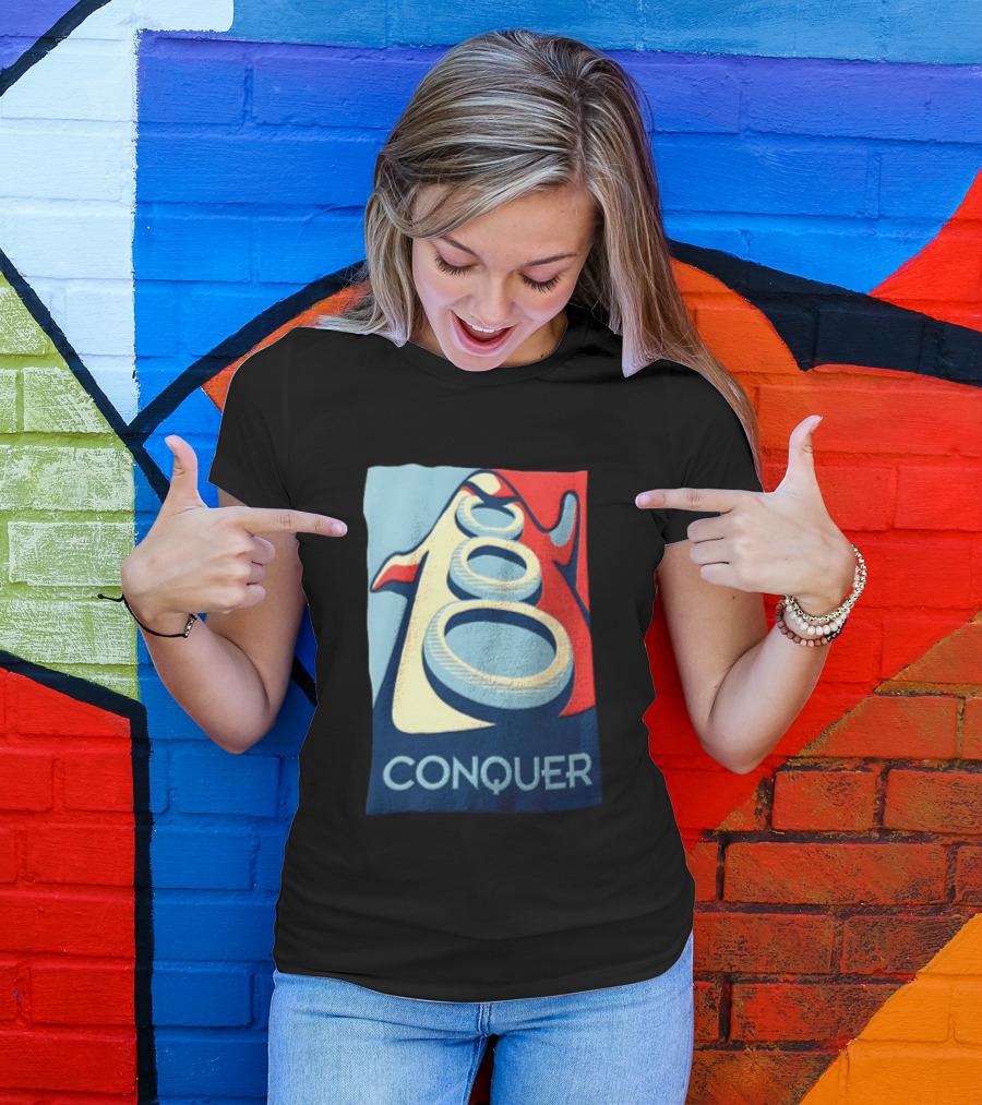 Conquer Penguin Three Rings T-Shirt