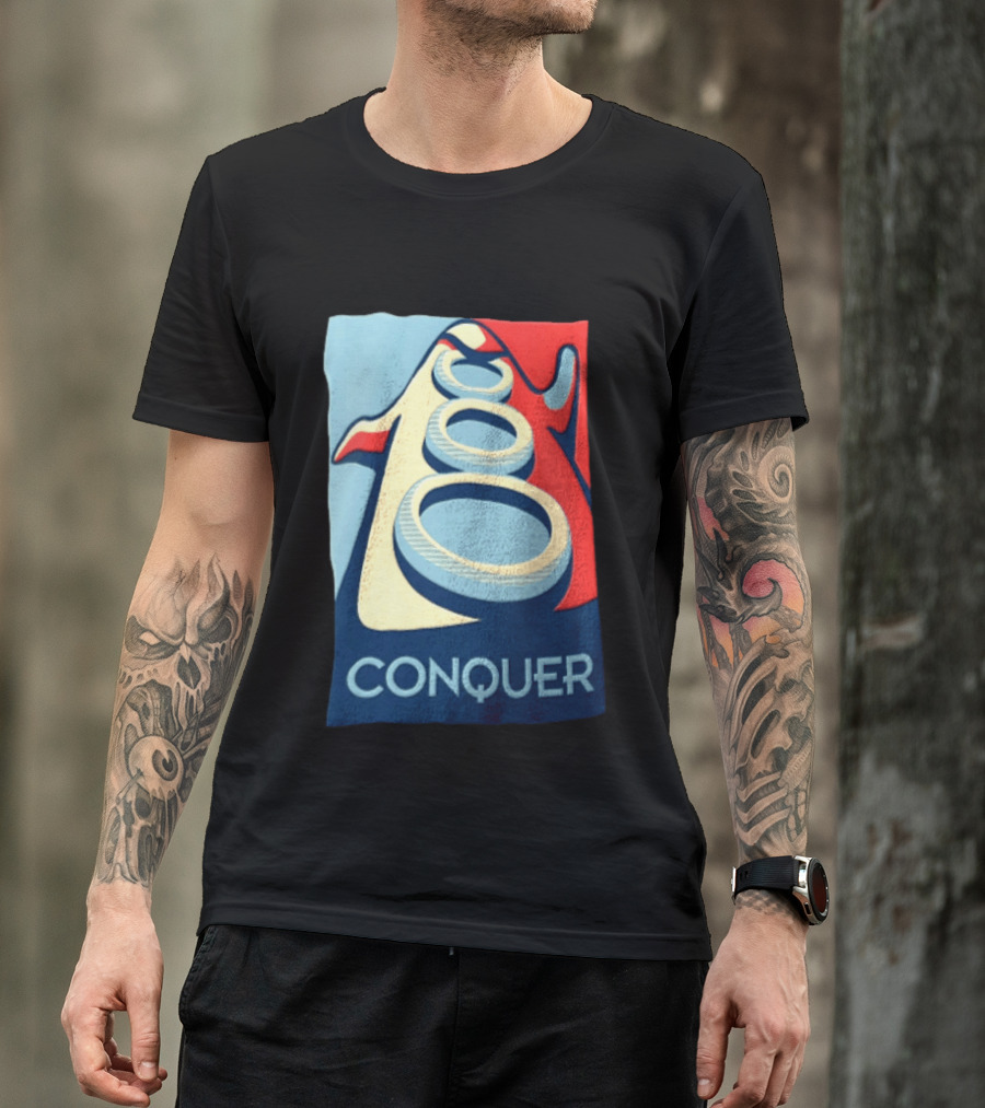 Conquer Penguin Three Rings T-Shirt