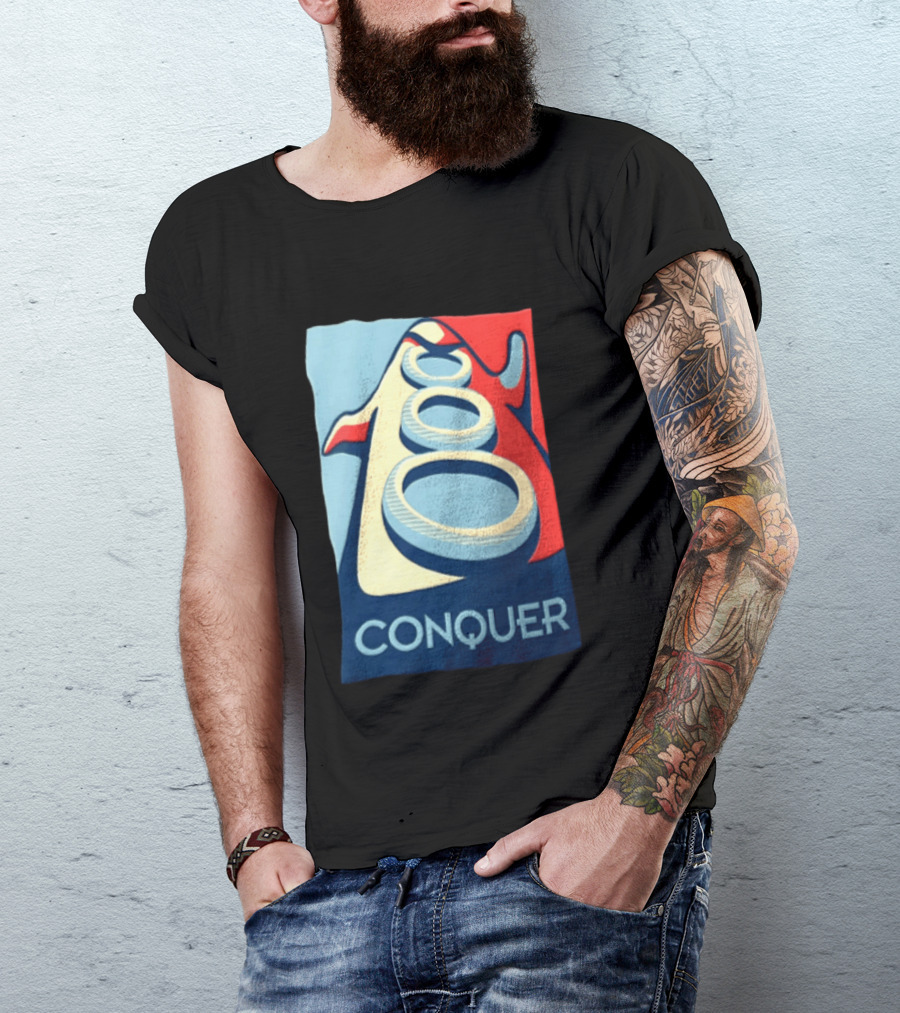Conquer Penguin Three Rings T-Shirt