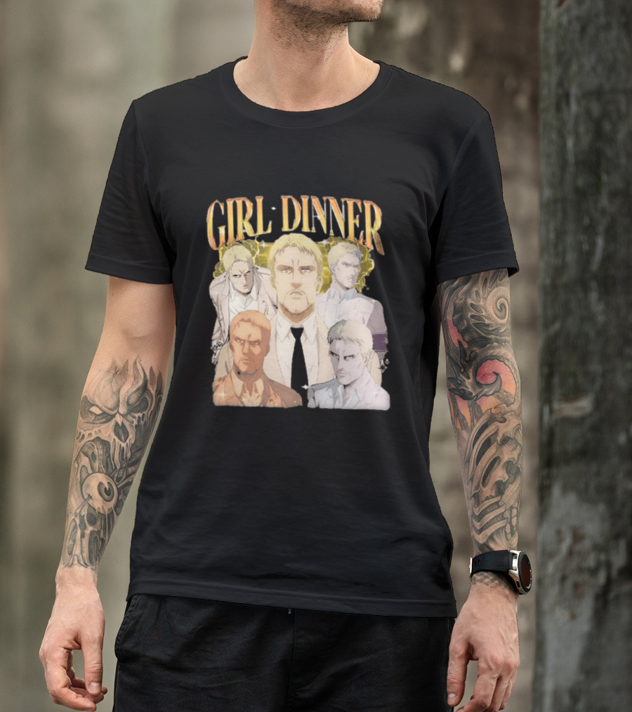 Niall Horan Girl Dinner 2026 New Anime Characters T-Shirt