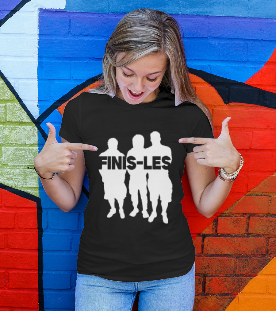 La Feve Store Finis Les Bold Figures White Silhouette Group T-Shirt