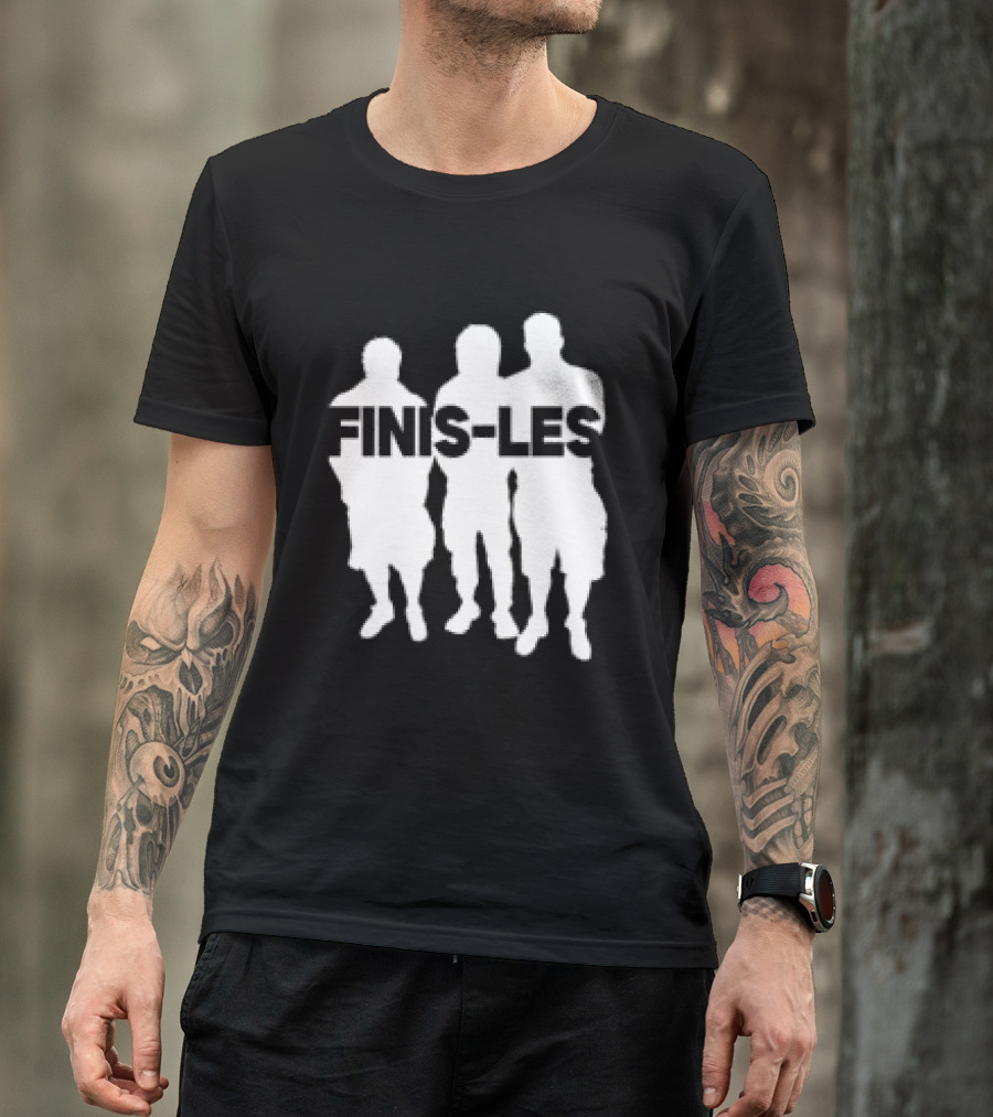 La Feve Store Finis Les Bold Figures White Silhouette Group T-Shirt