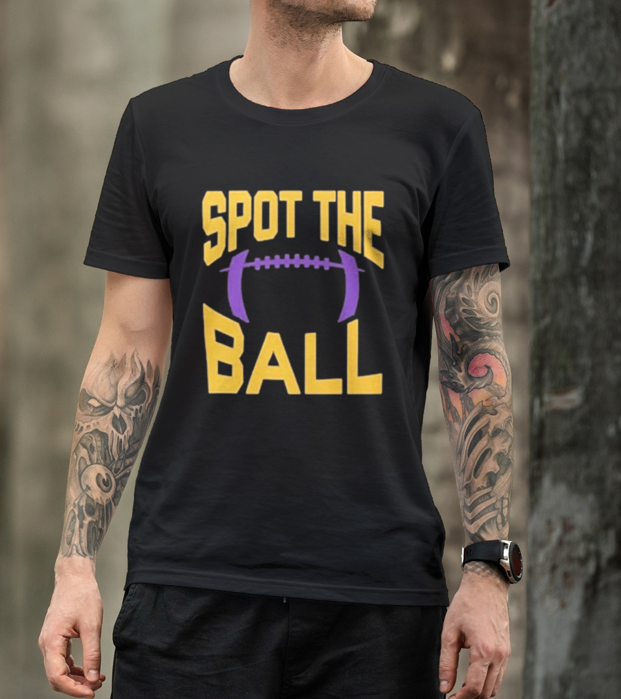 Spot The Ball Football Enthusiast Game Challenge T-Shirt