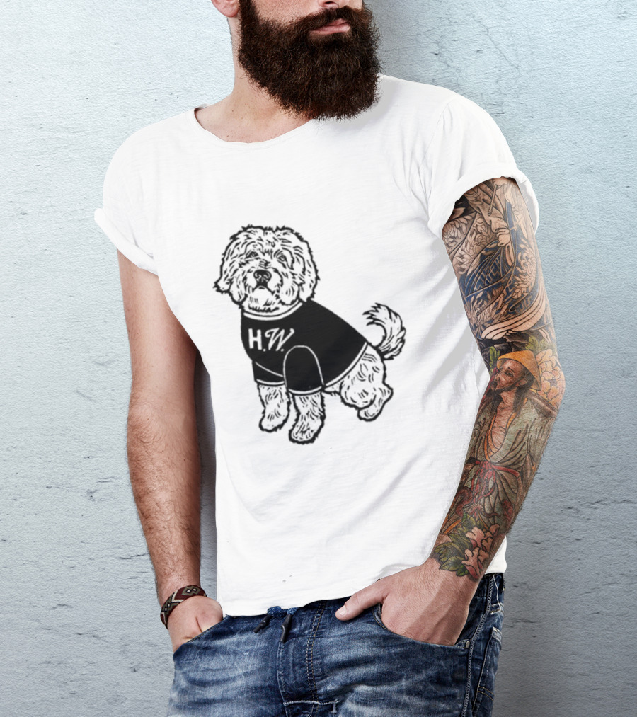 Hayley Williams Alf Raglan Dog Wearing T-Shirt
