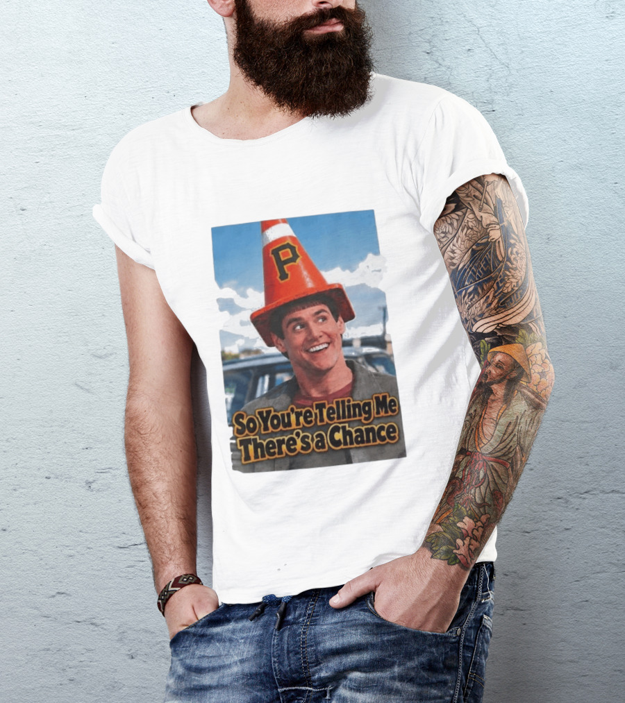 Jim Carrey Cone Hat P So You're Telling Me There's A Chance T-Shirt