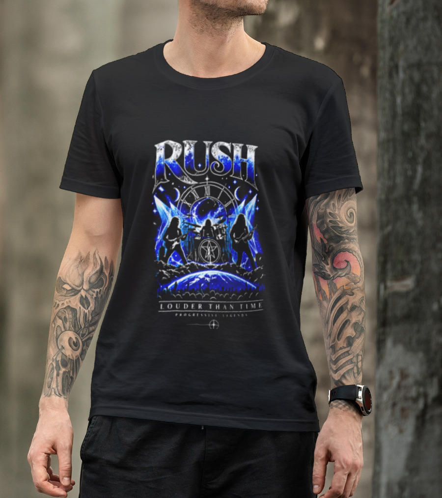 Rush Louder Than Time Closer To The Stars Progressive Legends T-Shirt