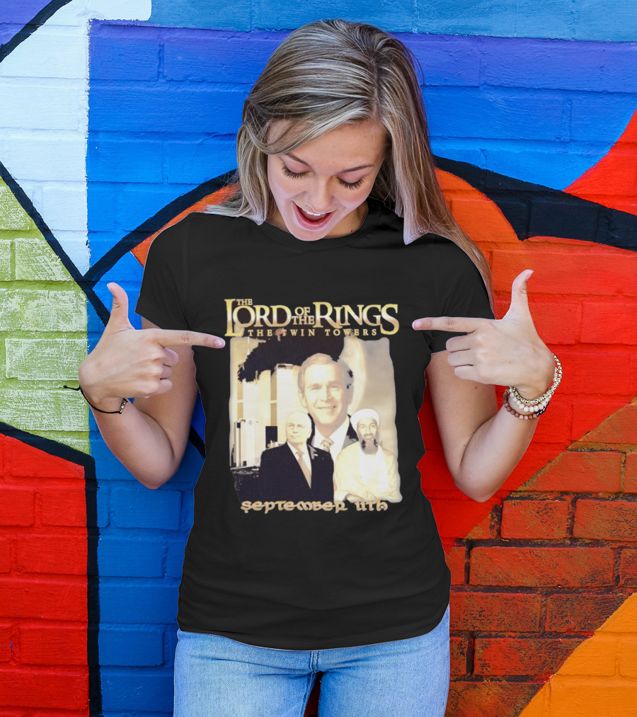 The Lord Of The Rings The Twin Towers September 11th T-Shirt