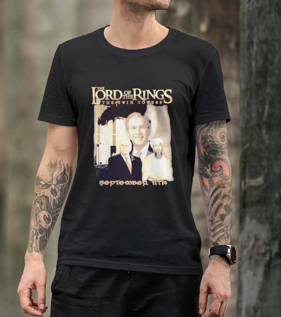 The Lord Of The Rings The Twin Towers September 11th T-Shirt