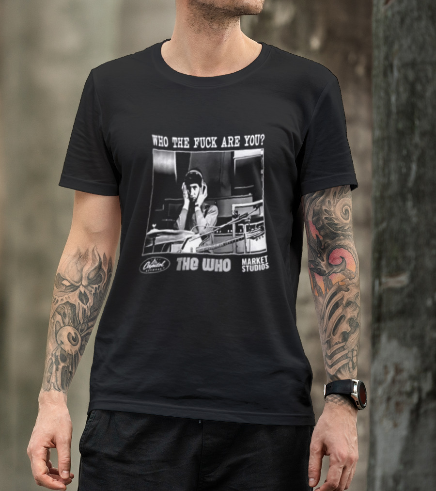 The Who X Market D2C Who The Fuck Are You Photo Album Cover T-Shirt