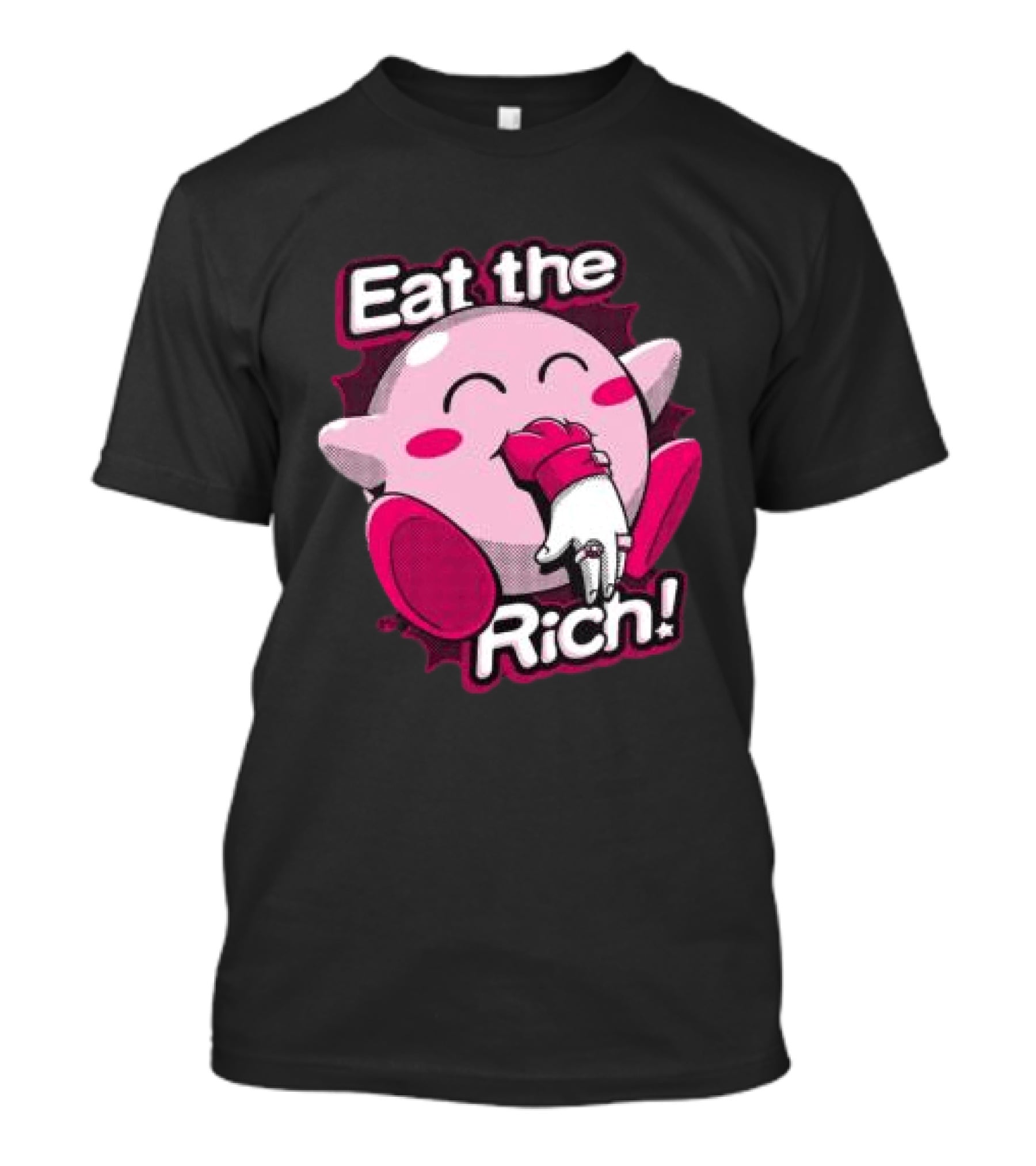 Punkwithacamera Store Eat The Rich Clay Graham Kirby Eating Hand T-Shirt