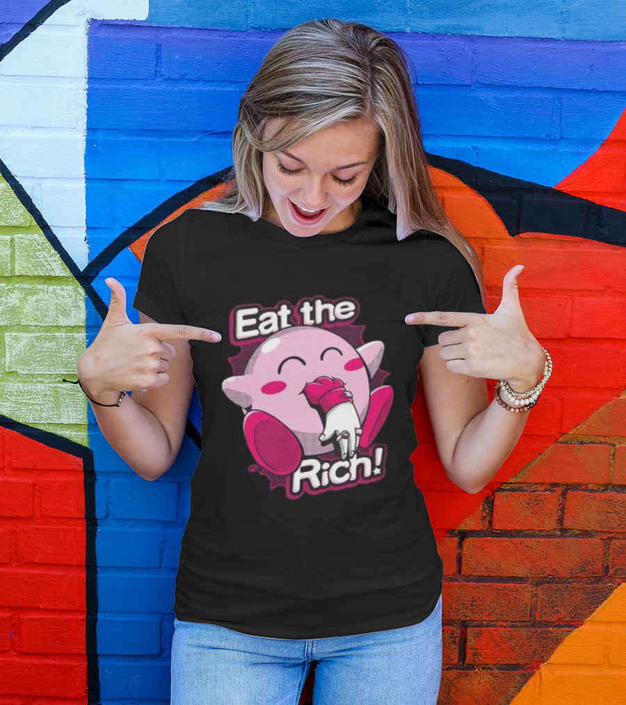 Punkwithacamera Store Eat The Rich Clay Graham Kirby Eating Hand T-Shirt