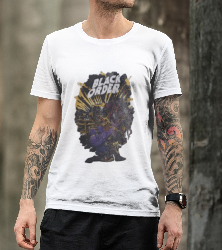Black Order Thanos And The Children Of Thanos Rock Band Graphic Novel T-Shirt