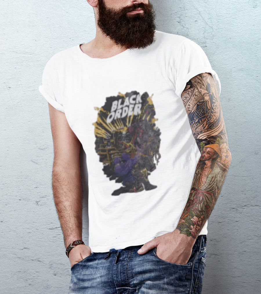 Black Order Thanos And The Children Of Thanos Rock Band Graphic Novel T-Shirt