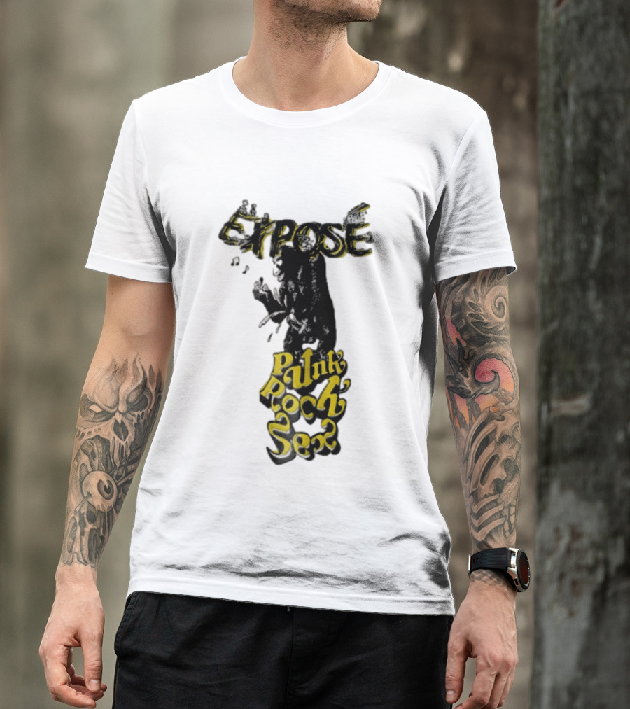 Expose King Kong Punk Rock Sex Gorilla Holding Woman T-Shirt