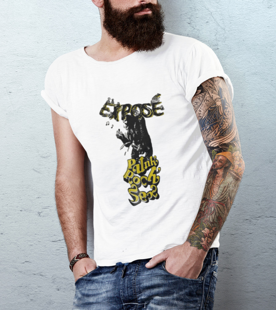 Expose King Kong Punk Rock Sex Gorilla Holding Woman T-Shirt