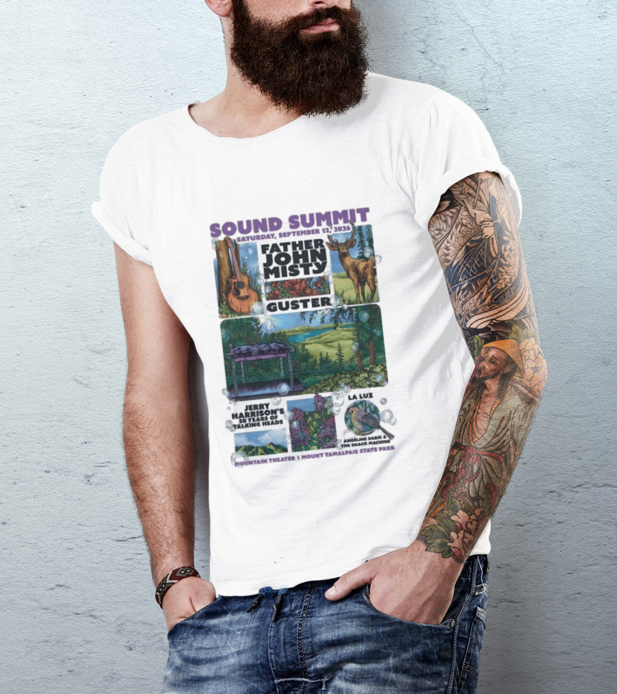 Sound Summit 2026 Father John Misty Guster Marin County MD September 12 Mountain Theater T-Shirt