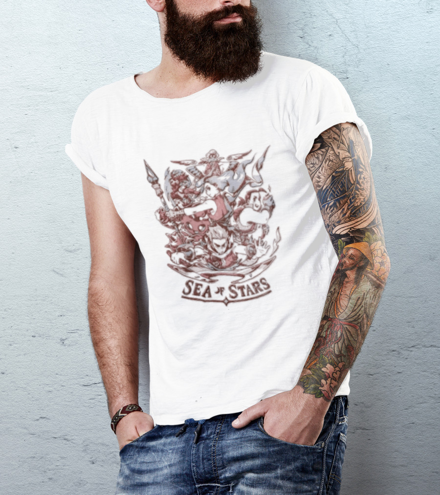 Sea Of Stars Characters Crest T-Shirt