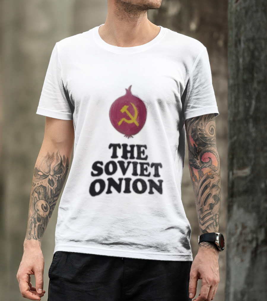 The Soviet Onion Hammer And Sickle T-Shirt