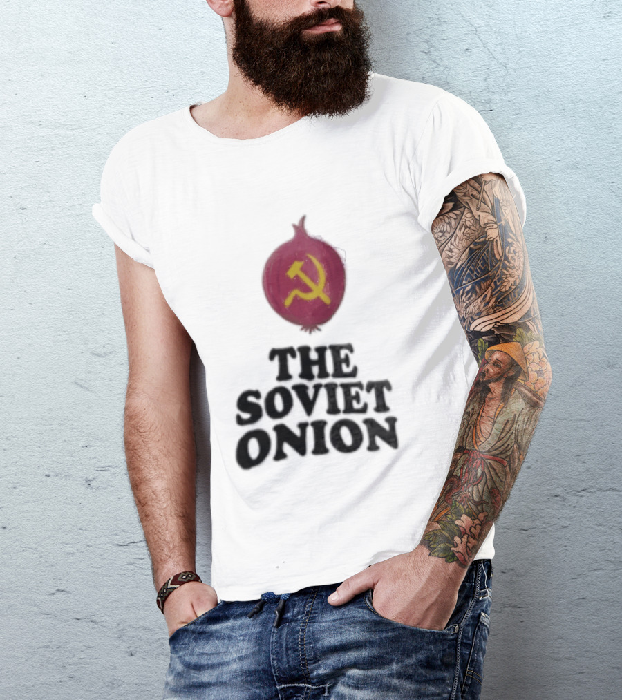 The Soviet Onion Hammer And Sickle T-Shirt