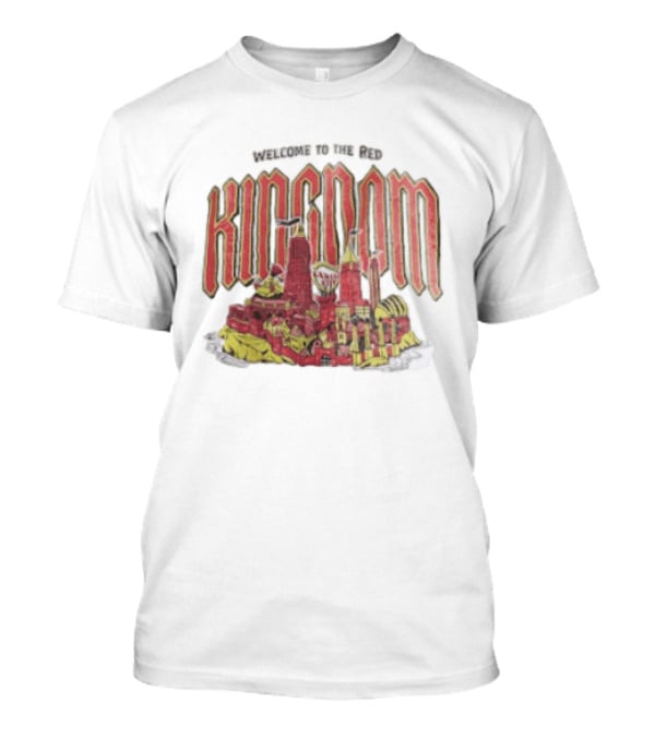 Welcome To The Red Kingdom Cityscape T-Shirt