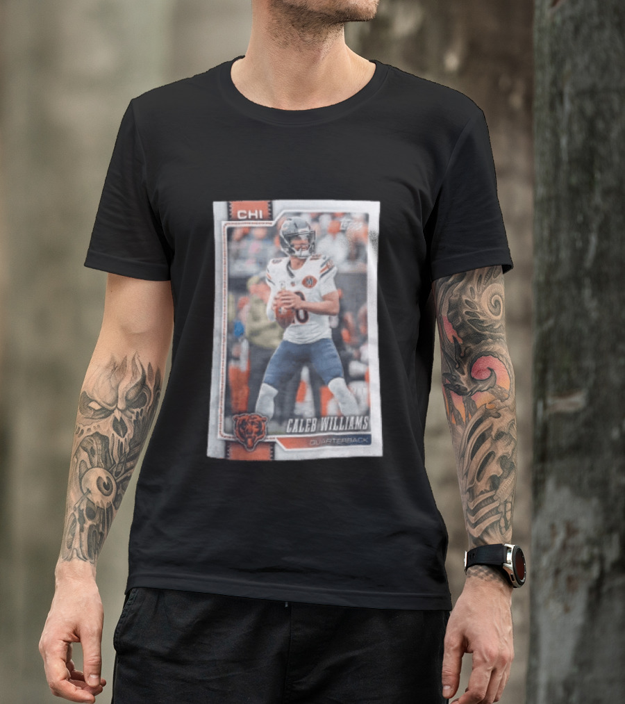 2026 Topps Caleb Williams Chicago Bears Quarterback Trading Card T-Shirt