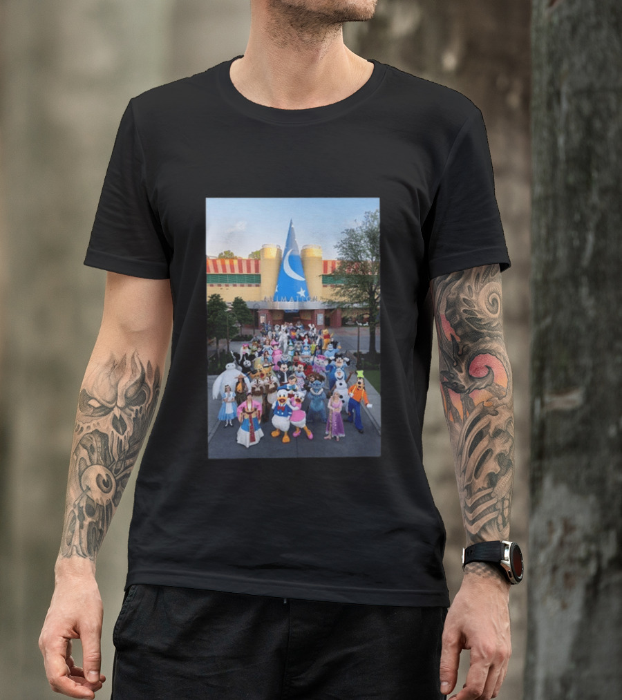 Happy The Magic Of Disney Animation Opening Day At Disney Hollywood Studios Characters T-Shirt