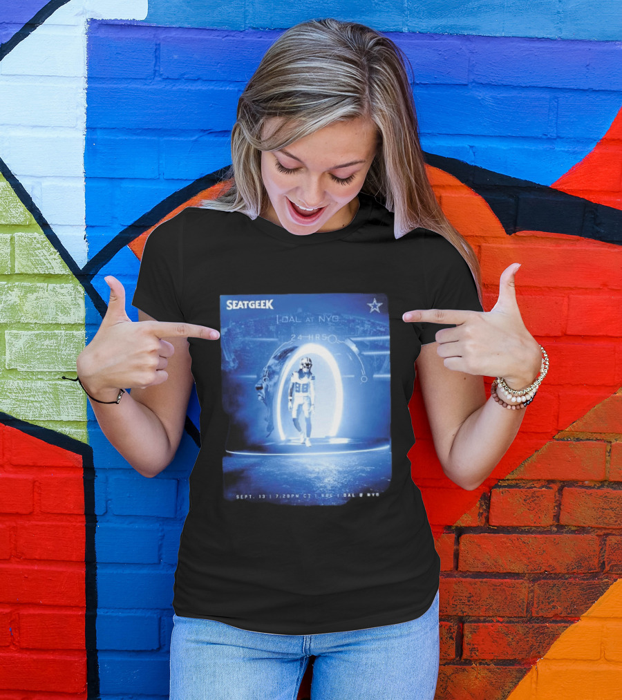Seatgeek Dallas Vs New York Giants MetLife Stadium September 13 2026 24 Hrs Countdown T-Shirt