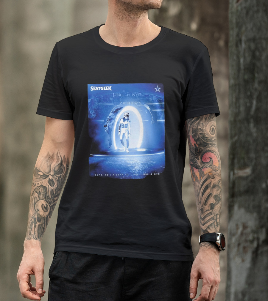 Seatgeek Dallas Vs New York Giants MetLife Stadium September 13 2026 24 Hrs Countdown T-Shirt