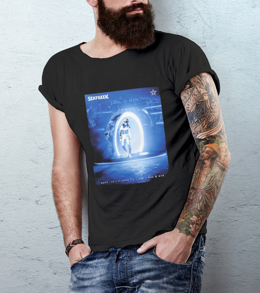 Seatgeek Dallas Vs New York Giants MetLife Stadium September 13 2026 24 Hrs Countdown T-Shirt