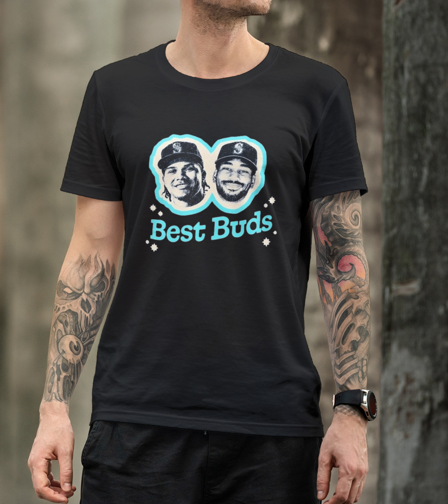 Michael Arroyo Lázaro Montes Best Buds Seattle Baseball Duo T-Shirt